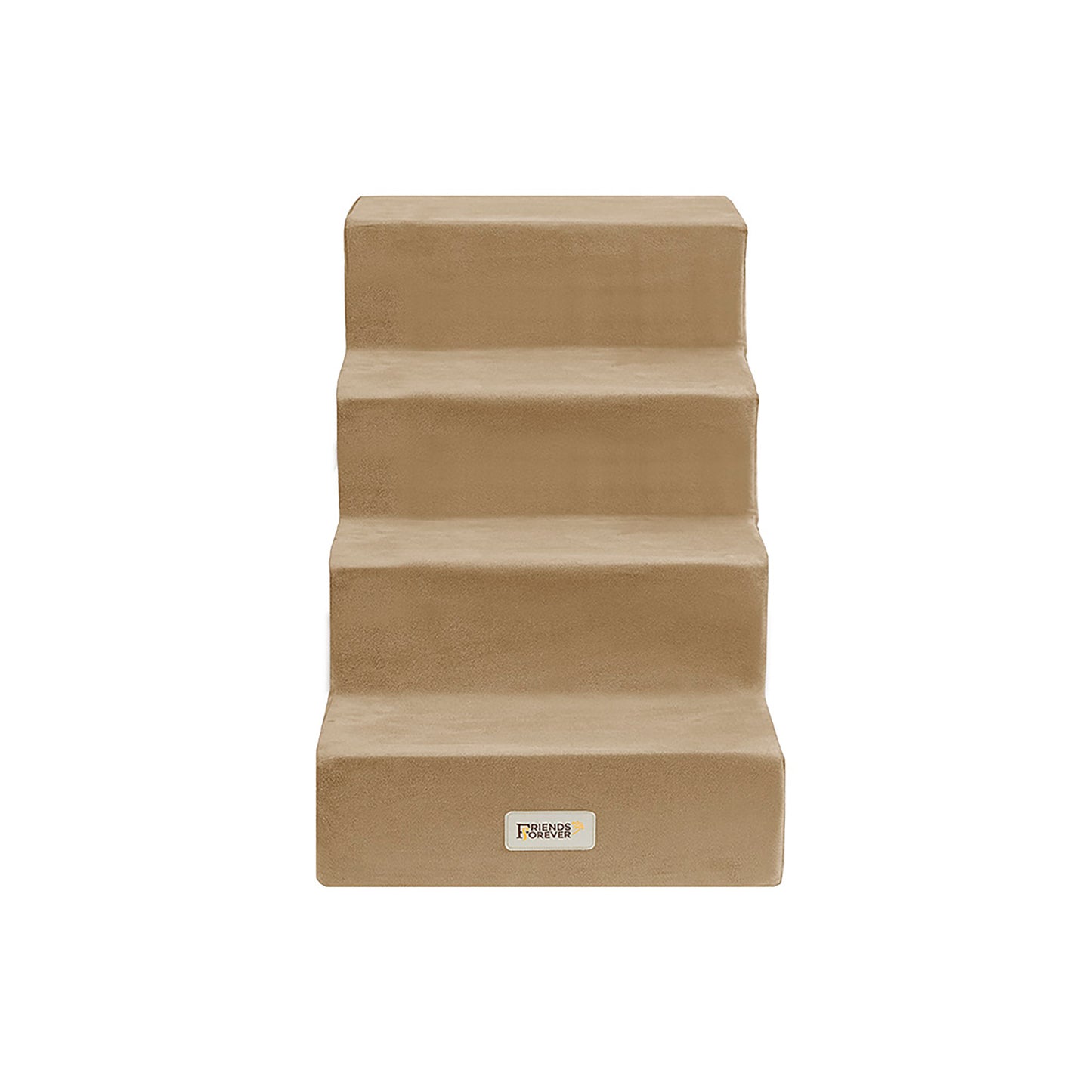 4-Step Pet Stairs | Dog Stairs - Milo/Khaki
