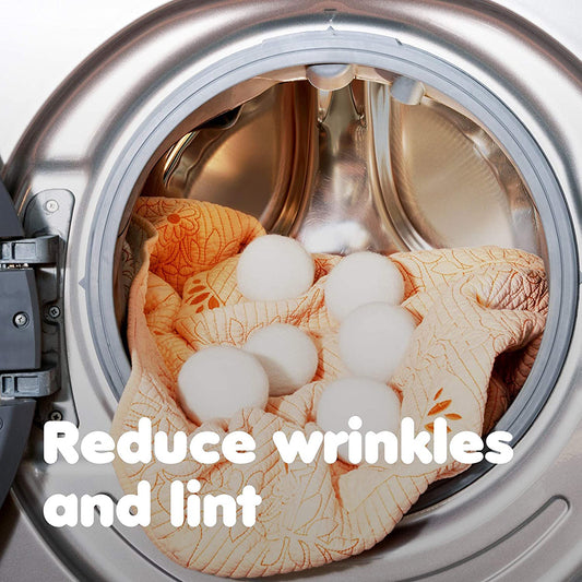Wool Dryer Balls 6 Pack XL - Reusable