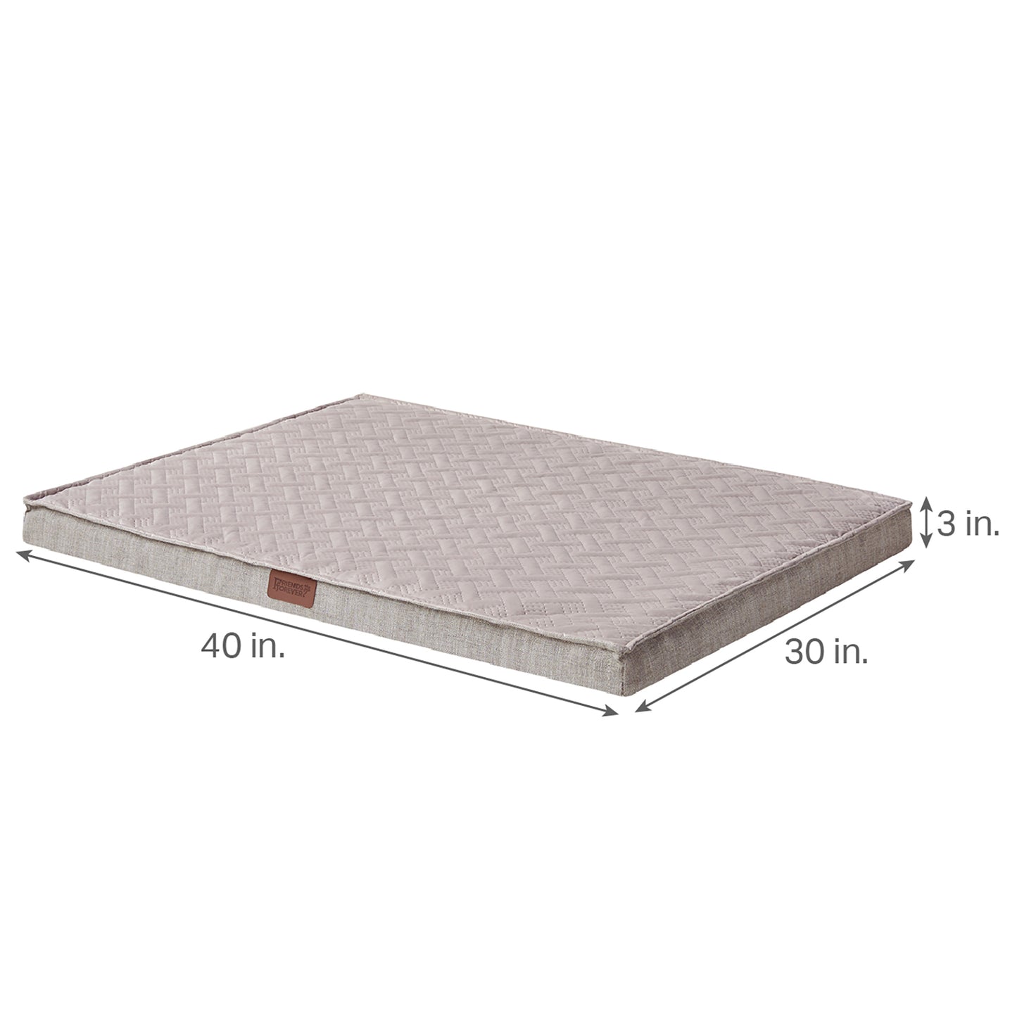 Orthopedic Dog Bed | Egg Crate Foam Pet Bed Mat - Copper