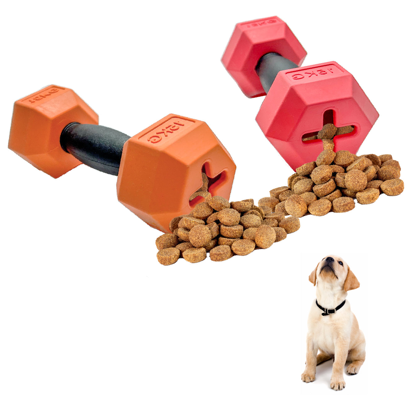 ALL FOR PAWS Dog Chew Toy,Dumbell Puppy Teething Chew Toys